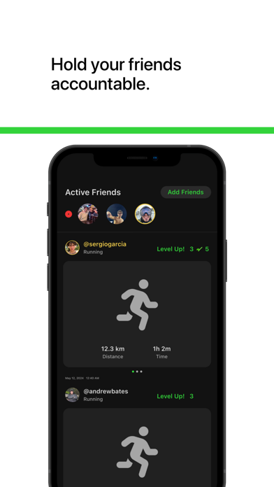 Arrow: Social Fitness Network Screenshot
