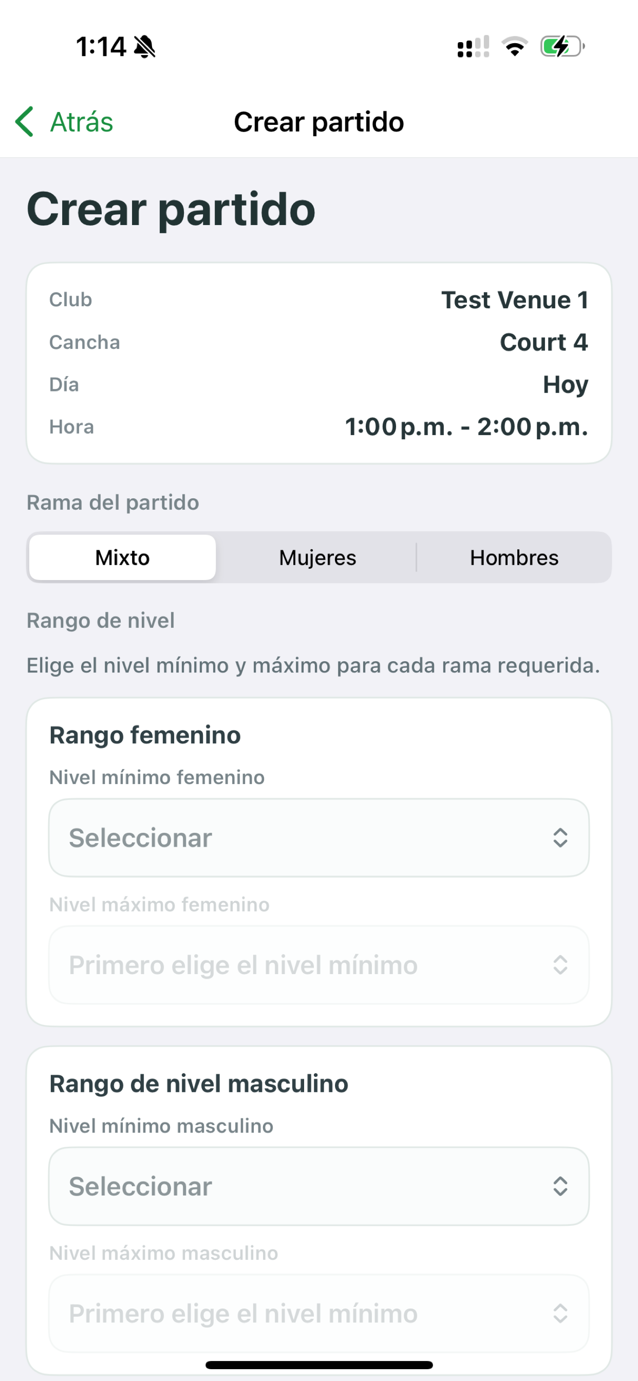 PlayPadelApp screenshot 6