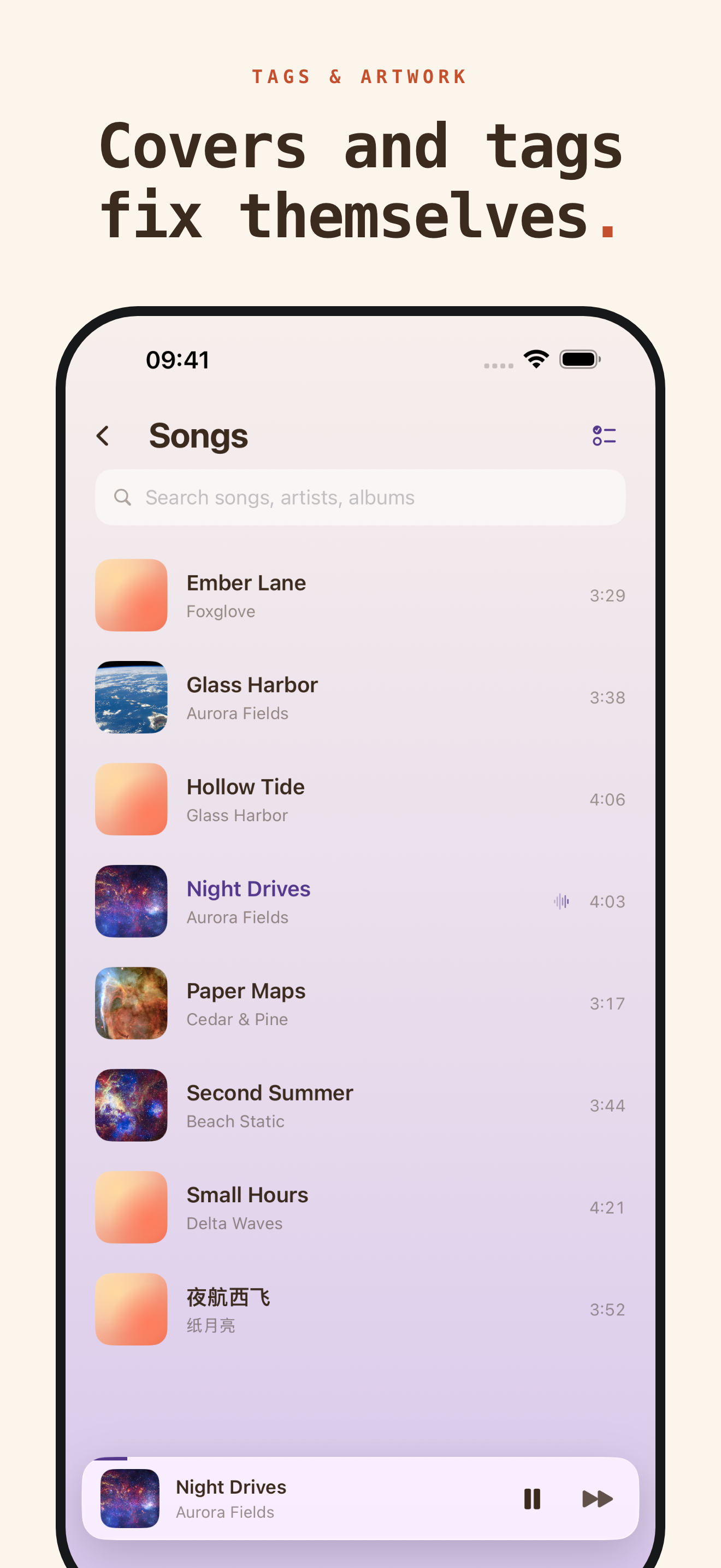 drift - Offline Music Player screenshot 3