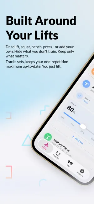 LiftHit - a simple 1RM tracker screenshot 1