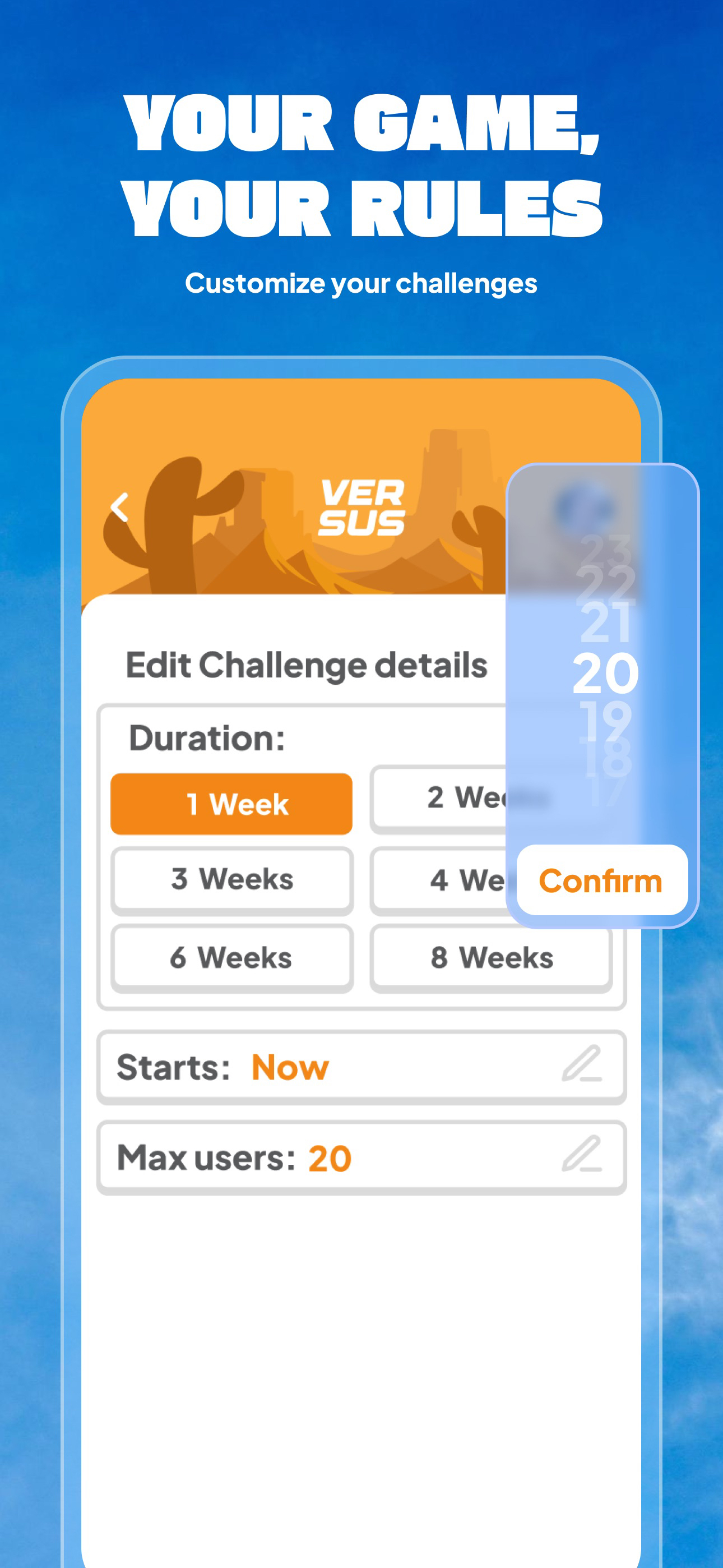 Versus: Fitness Challenges screenshot 5