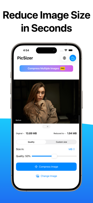 PicSizer: Photo Compressor Screenshot 1 of 6