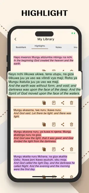 Swahili-English Bible Takatifu screenshot 3
