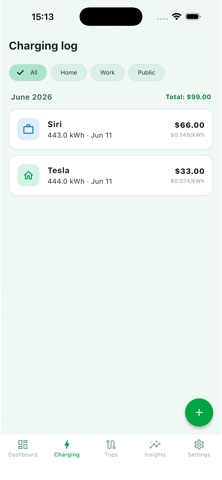 ChargeTrail: 电动车充电记录 screenshot