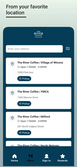 The River Coffee screenshot 2