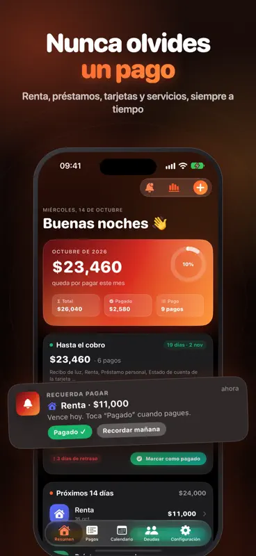 Recuerda Pagar: Recordatorio screenshot 1 of 9