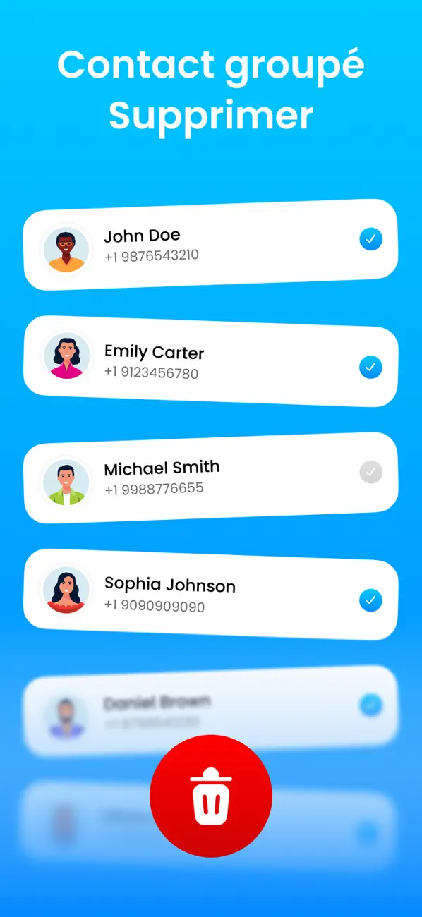Screenshot #3 pour MCBackup Pro - copie Contacts