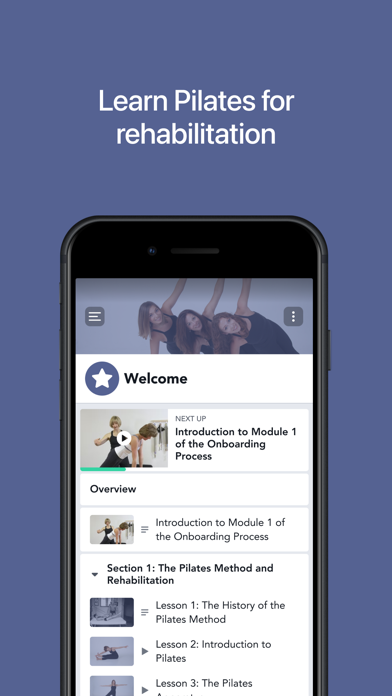 PHI Pilates Connect iPhone screenshot 5 - Health & Fitness app