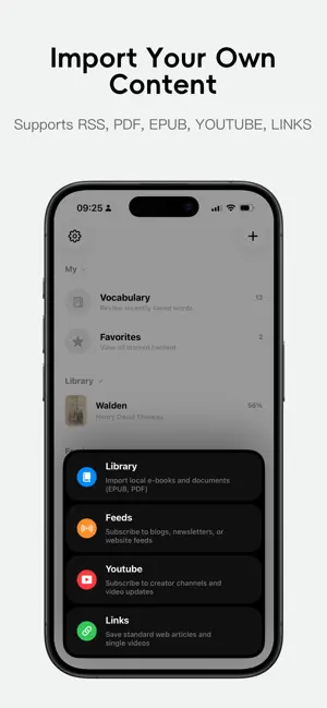 HeyReader-Learn languages screenshot 2