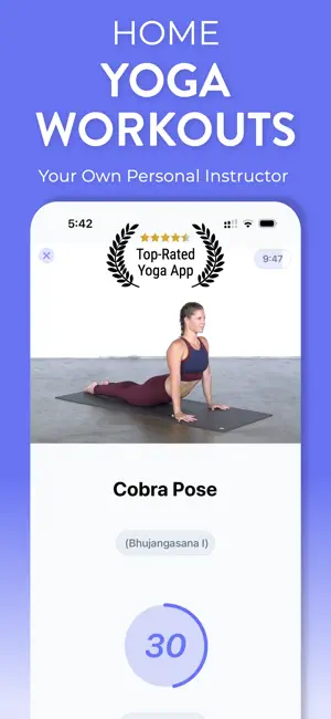 Simply Yoga - Home Workouts screenshot 1