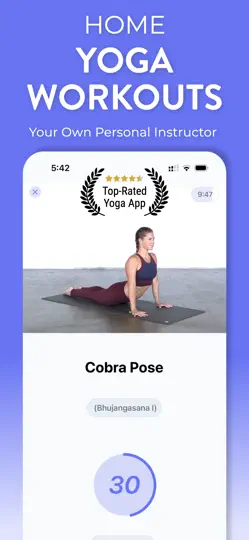 Capture d'écran de Simply Yoga - Home Workouts sur iPhone 1