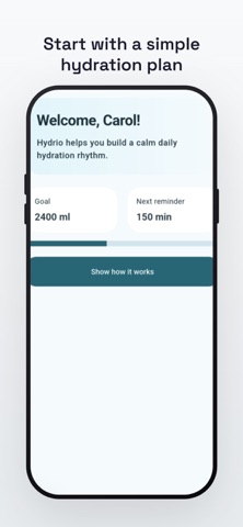 Hydrio: Water Tracker screenshot