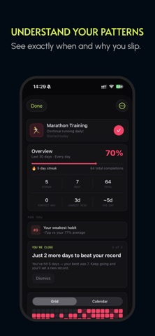 HabiTool - Daily Habit Tracker iPhone screenshot