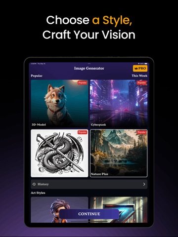 AI Image,Photo & Art Generator iPad screenshot