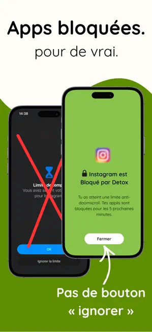 Detox - Bloqueur d'Apps iPhone screenshot 2