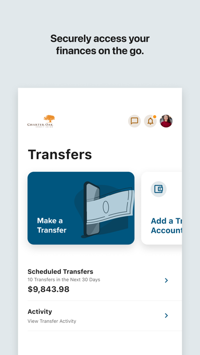 Charter Oak Federal CU Screenshot