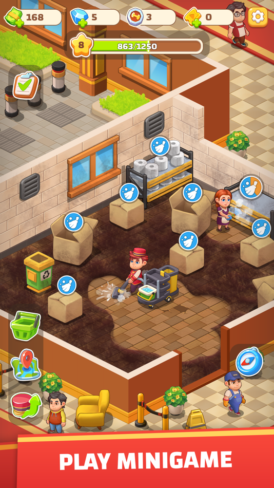 #2. My Tiny Hotel - Idle Simulator (iOS) 由: CSC Studio