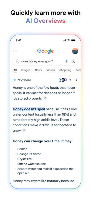 Google - More ways to search Screenshot
