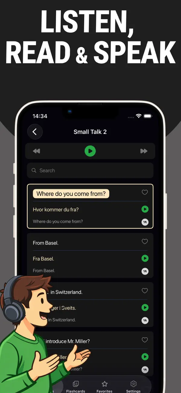 Screenshot #3 pour Learn Norwegian - Lentil