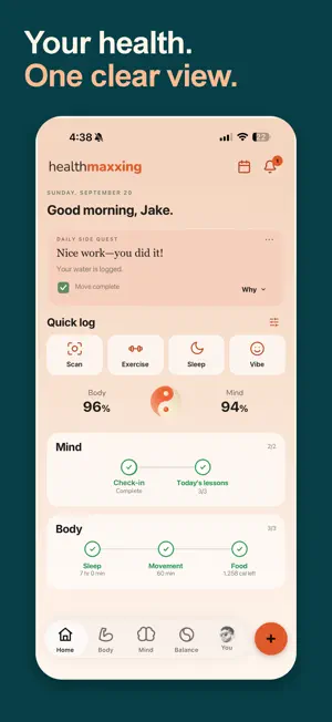 HealthMaxxing: Body & Mind screenshot 1