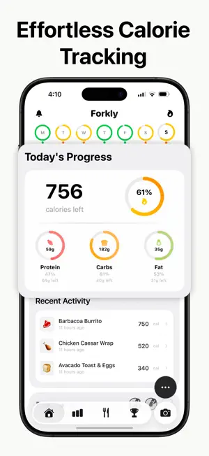 Forkly AI - Calorie Tracker screenshot 1