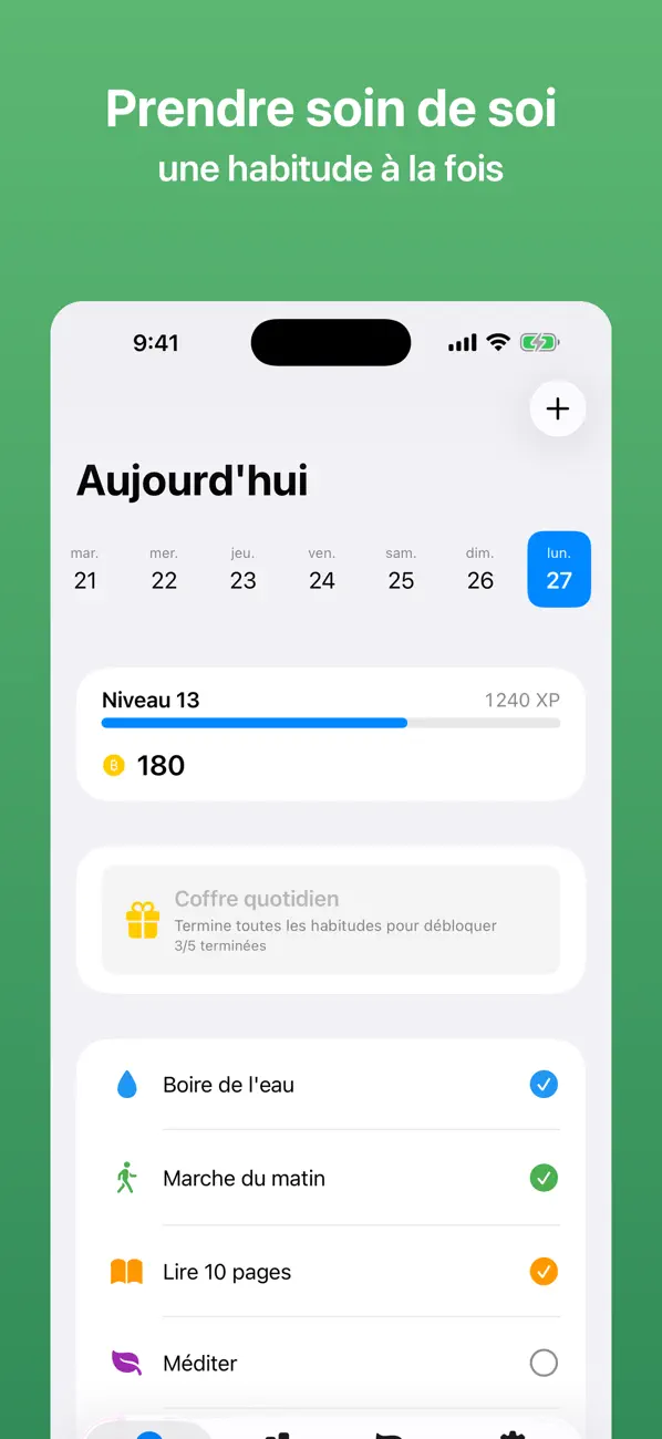 Screenshot #1 pour Loopy Habit Tracker Jardin