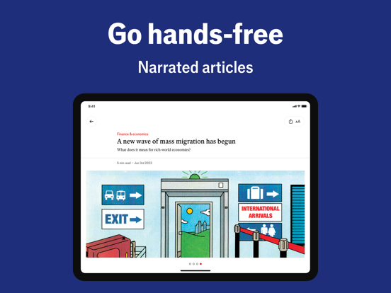 Espresso from The Economist iPad app afbeelding 3