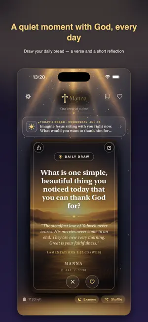 Manna: Daily Bread & Faith screenshot 1