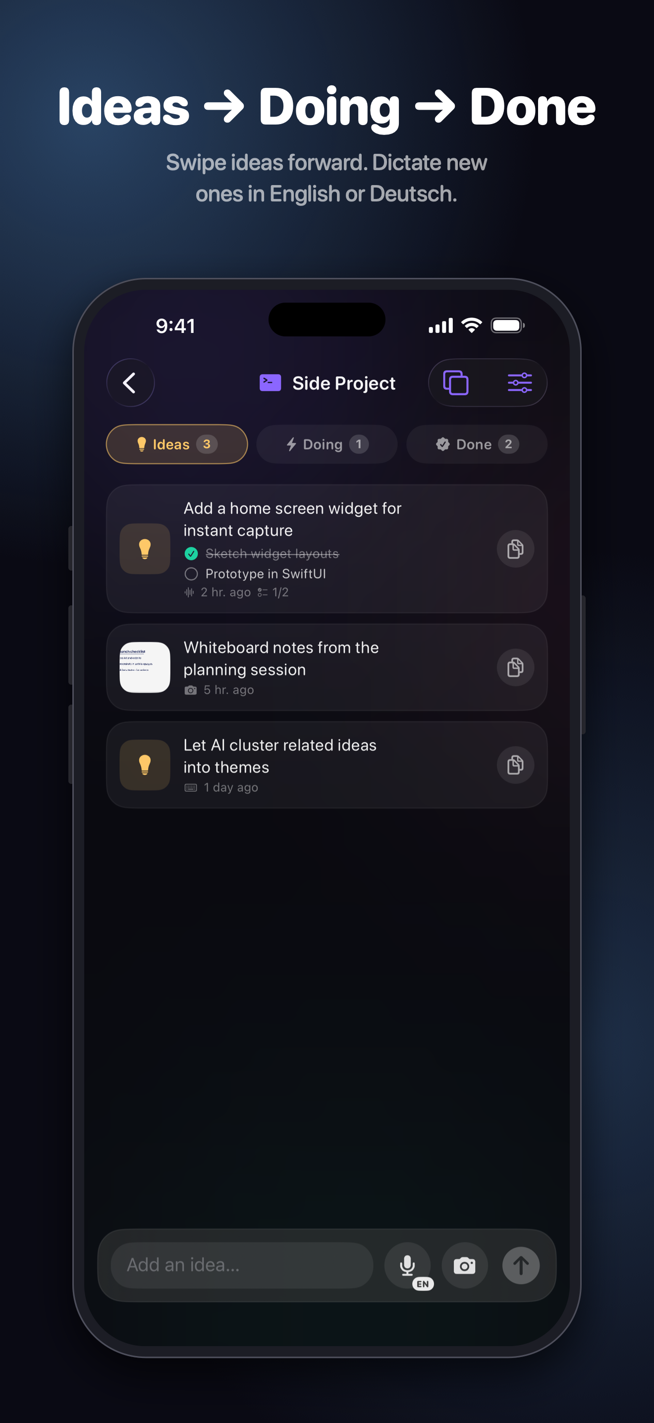 Braindump | Ideen festhalten screenshot 2