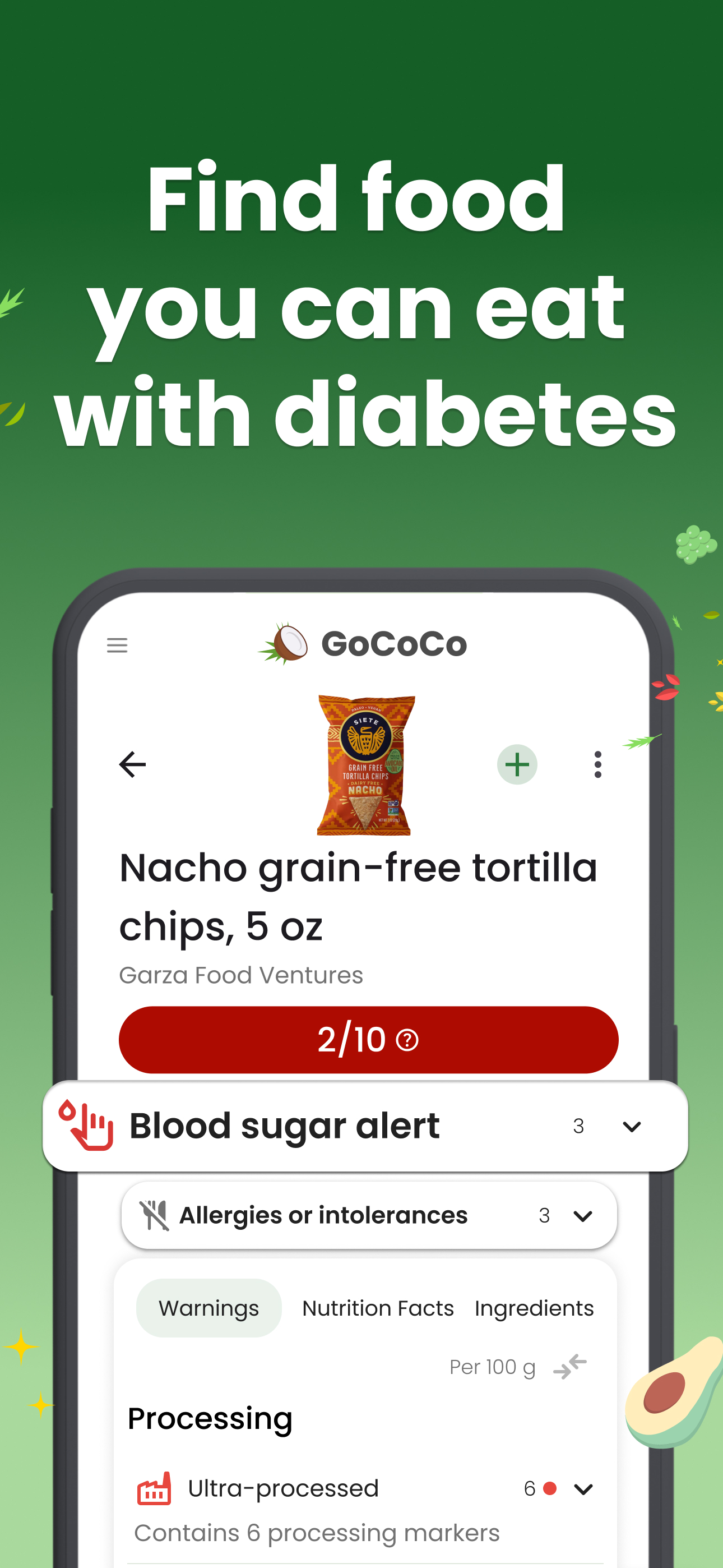 GoCoCo - Diabetes Food Tracker