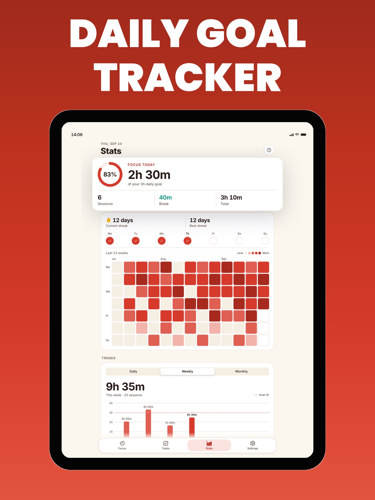 Screenshot 8 of Focus Timer: Pomodoro + Study