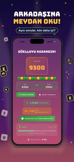Kelime Uzmanı: Kelime Oyunu screenshot 3