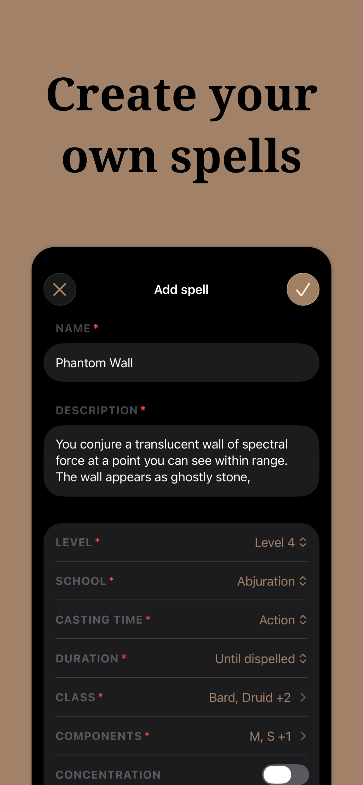 Grimoire: 5e screenshot 5