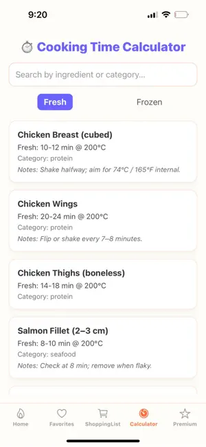 Air Fryer Meal Recipes App screenshot 3