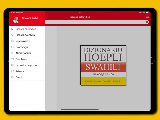 Screenshot #5 pour Dizionario Swahili Hoepli