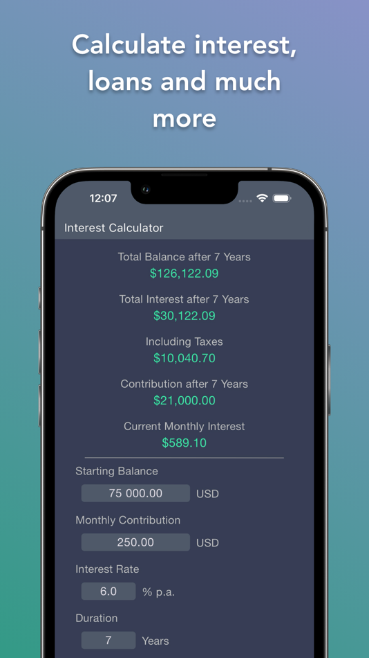 #1. Compound Interest Calculator A (macOS) 由: Daniel Reicher