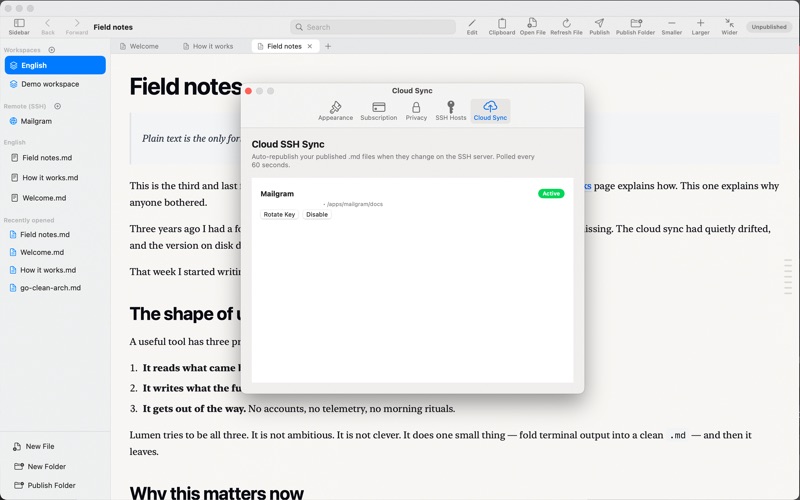 Miriaview screenshot