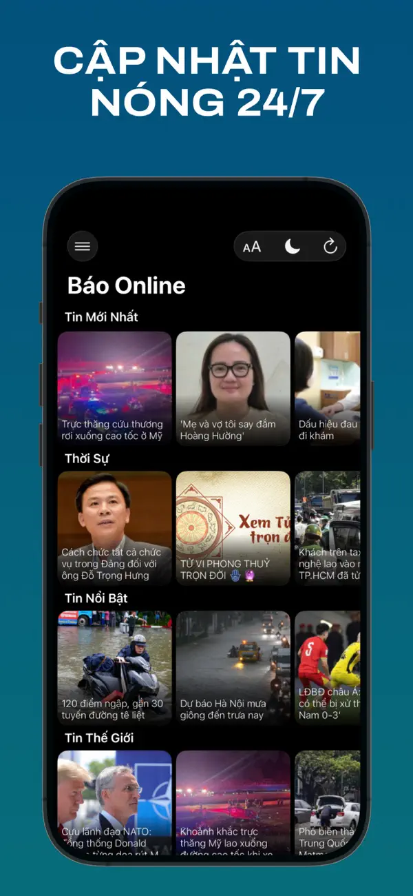 Screenshot #2 pour Báo Online: Đọc Báo Mới 24h