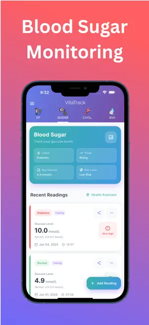 VitaTrack - Blood Pressure App screenshot 2
