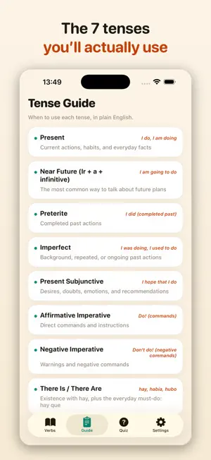 VerboMX: Spanish Verbs screenshot 4