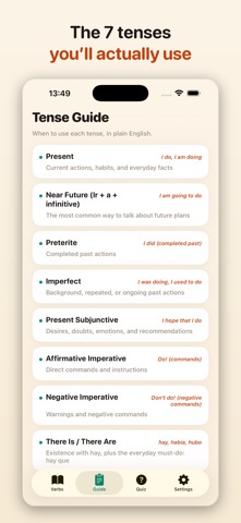 VerboMX: Spanish Verbs Screenshot 4 of 6