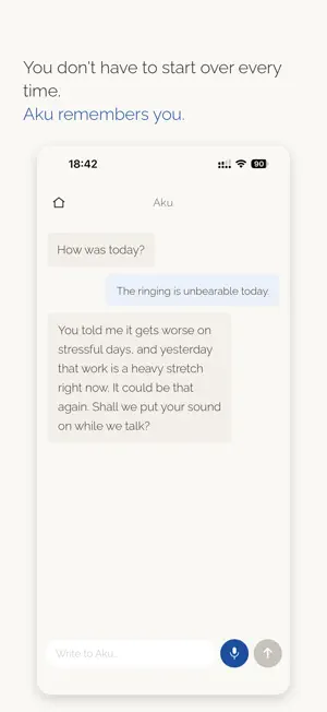 Aku: your tinnitus companion screenshot 3
