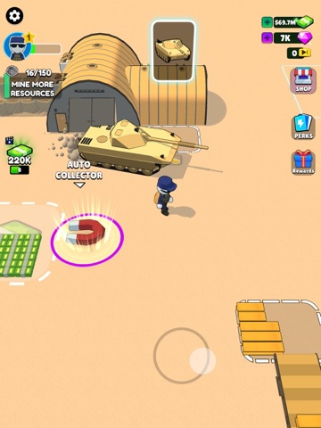 Army Base Miner iPad screenshot