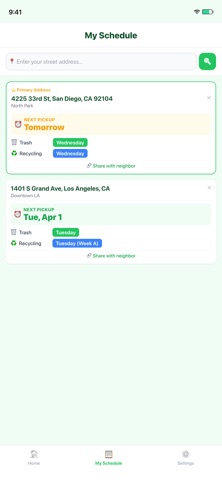 TrashAlert - TrashDay Reminder Screenshot 3 of 5