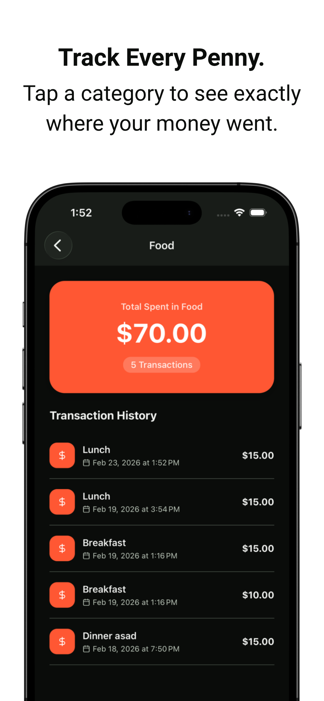 Type Spend: Expense Tracker screenshot 6