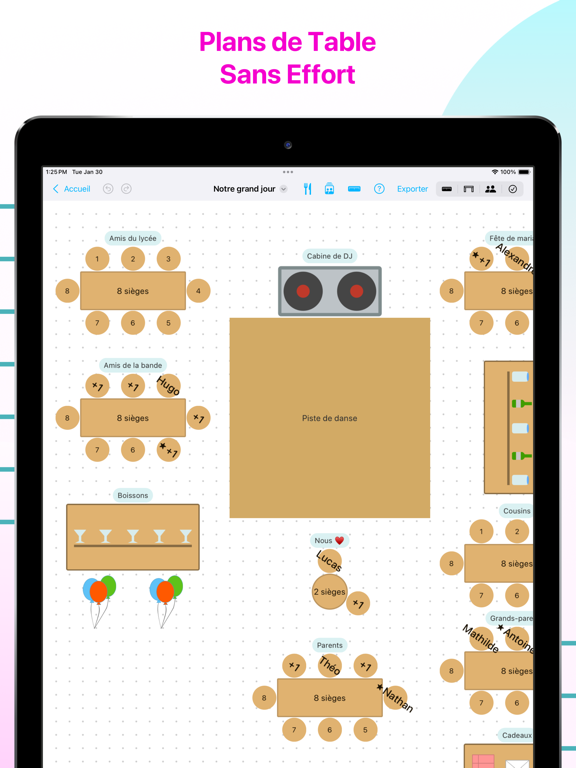 Screenshot #4 pour Wedding Parties by Seat Puzzle