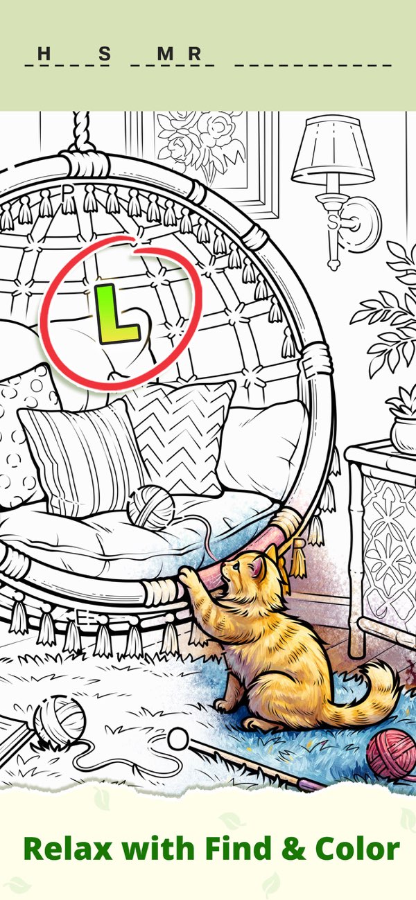 Hidden Letter - Find It Out! screenshot 1