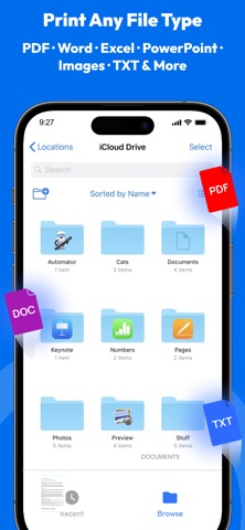 Wireless Printer & PDF Scanner iPhone screenshot