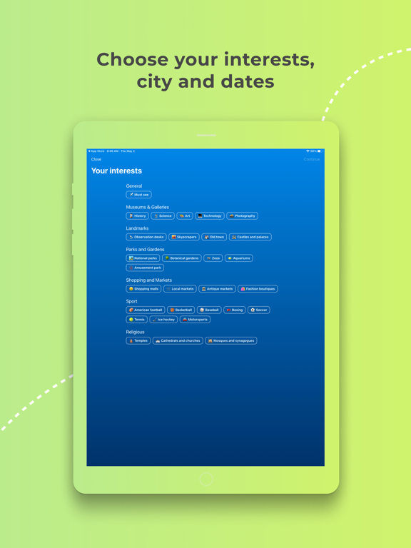 TripWise AI Travel Planner iPad screenshot 4 - Travel app