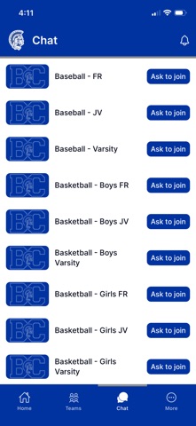 Bishop Chatard Athletics iPhone screenshot